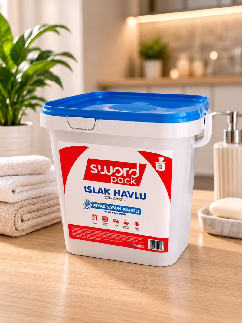 SWORD PACK ÇOK AMAÇLI KOVA YÜZEY TEMİZLEME HAVLUSU (200'LÜ) - ByCengo